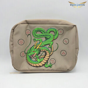 Dragon Ball Z Shenron Dragon Toiletry Brown Bag New